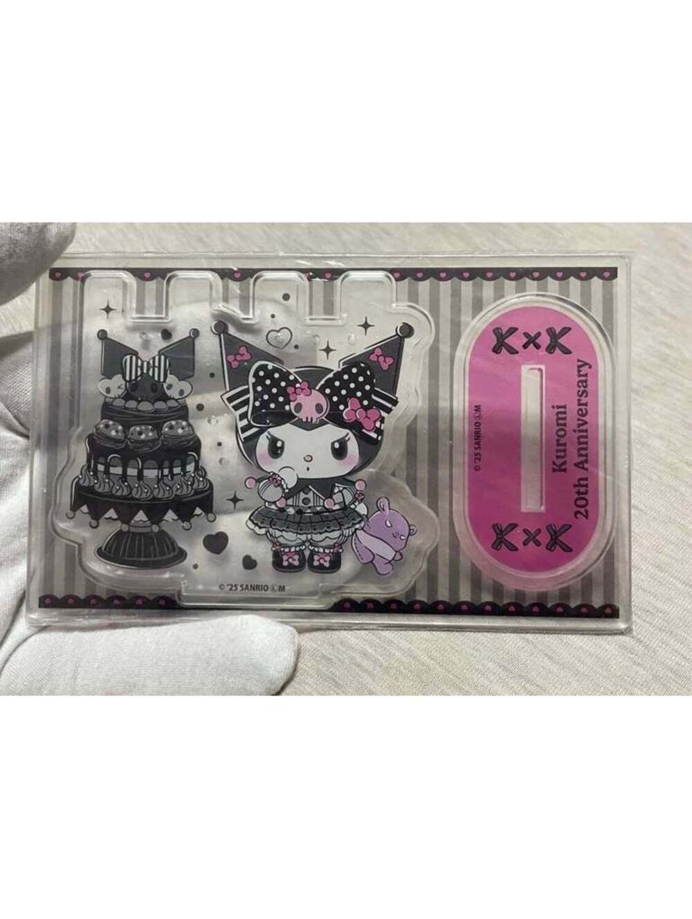 Kuromi Acrylic Stand Sanrio Japan Excl 20th Anniversary